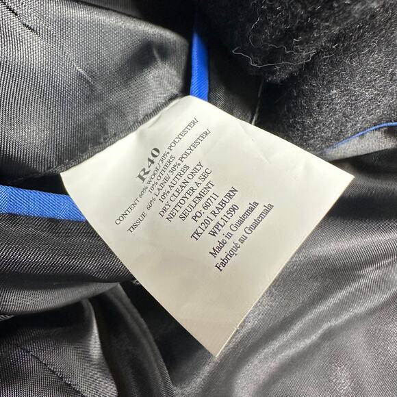 Kenneth Cole Reaction NWT Men's Raburn Wool Blend Top Coat Size 40R Charcoal - Picture 7 of 11